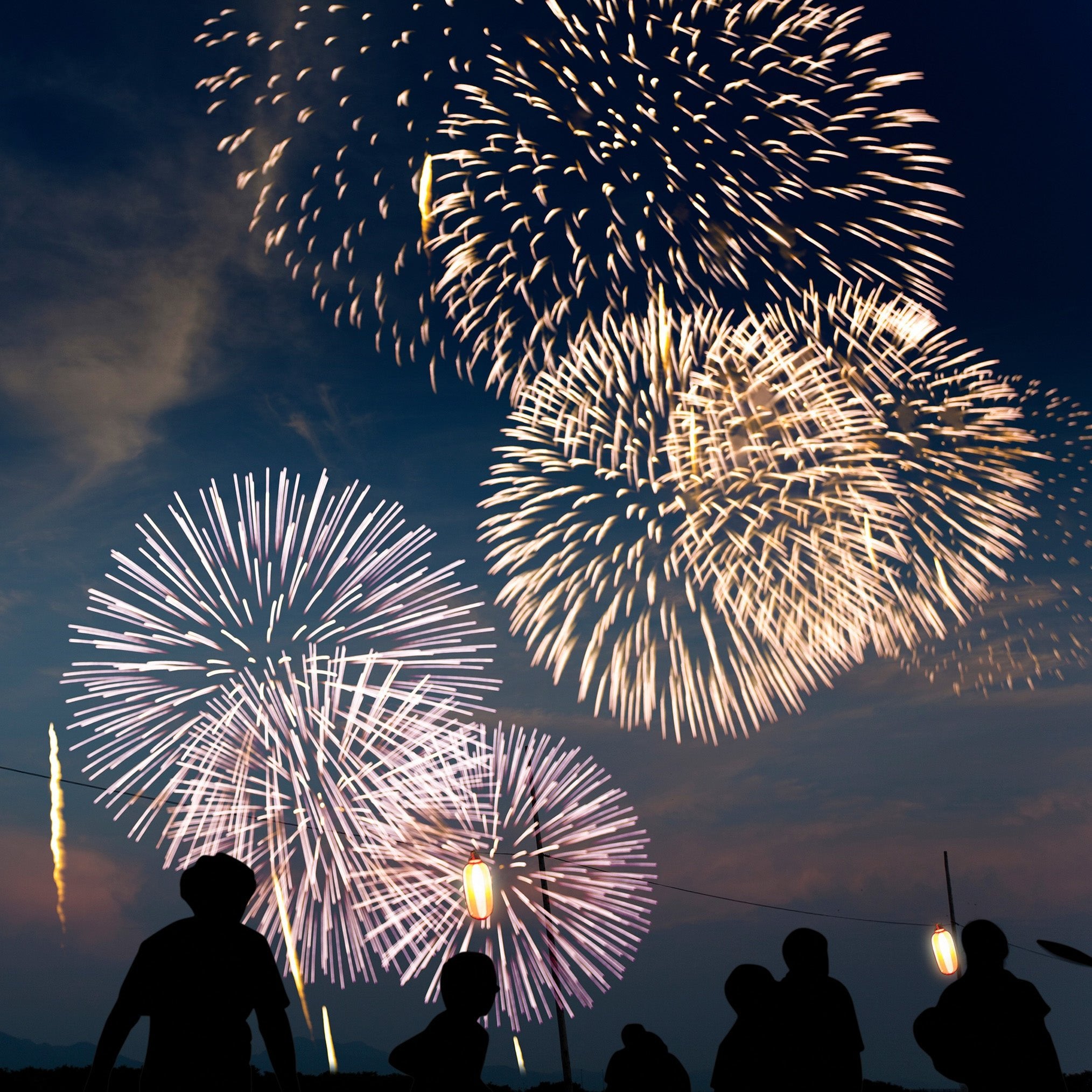Shirayuki Kitchen Cloth - Oversized Edition - Hanabi Fireworks