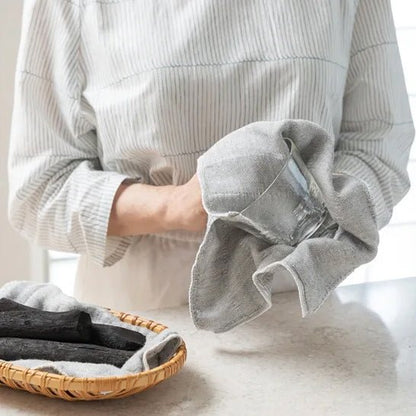 Shirayuki Kitchen Cloth - Oversized Edition with Binchotan Charcoal