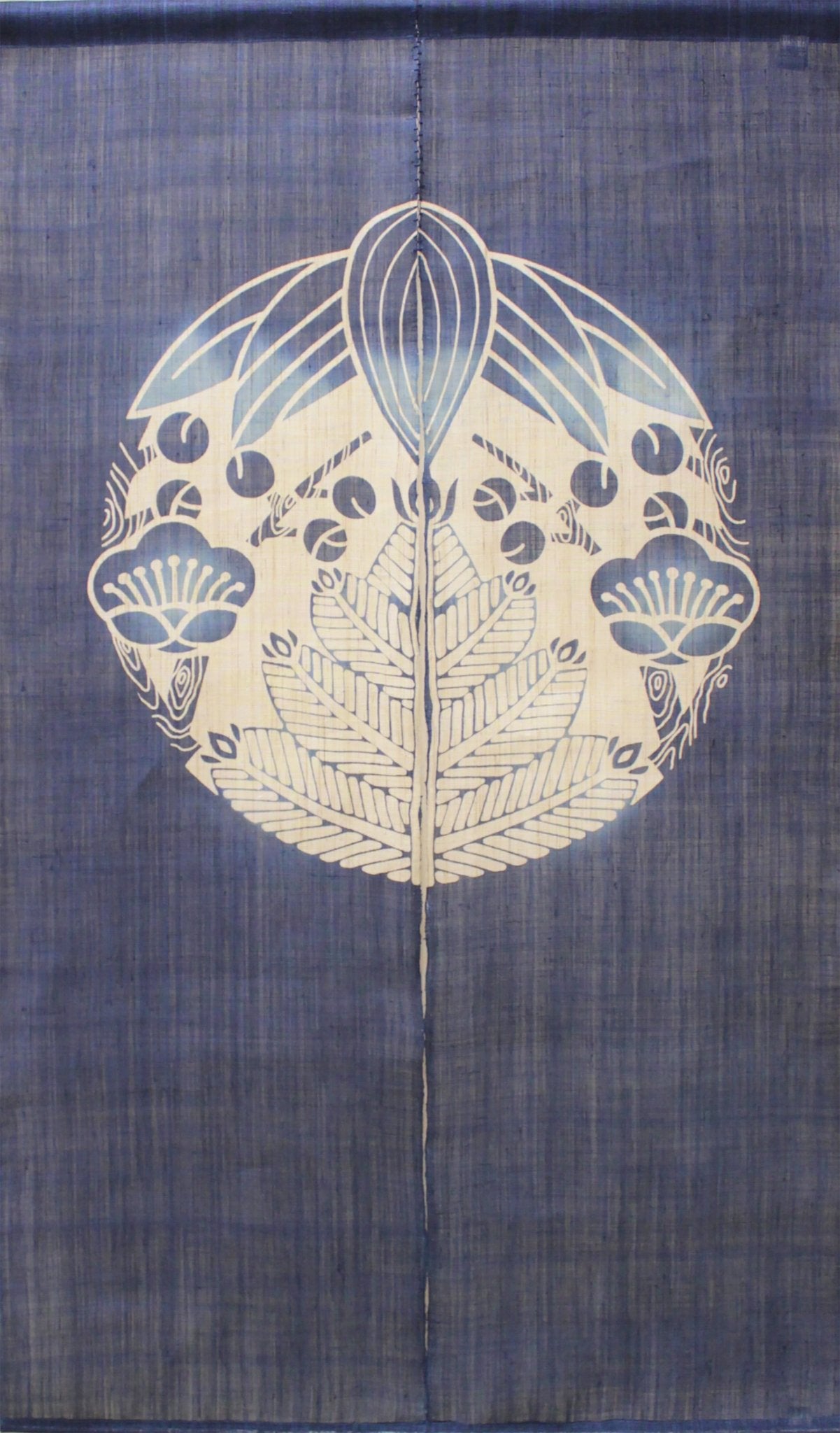 Shōchikubai Noren Curtain — Pine, Bamboo & Plum