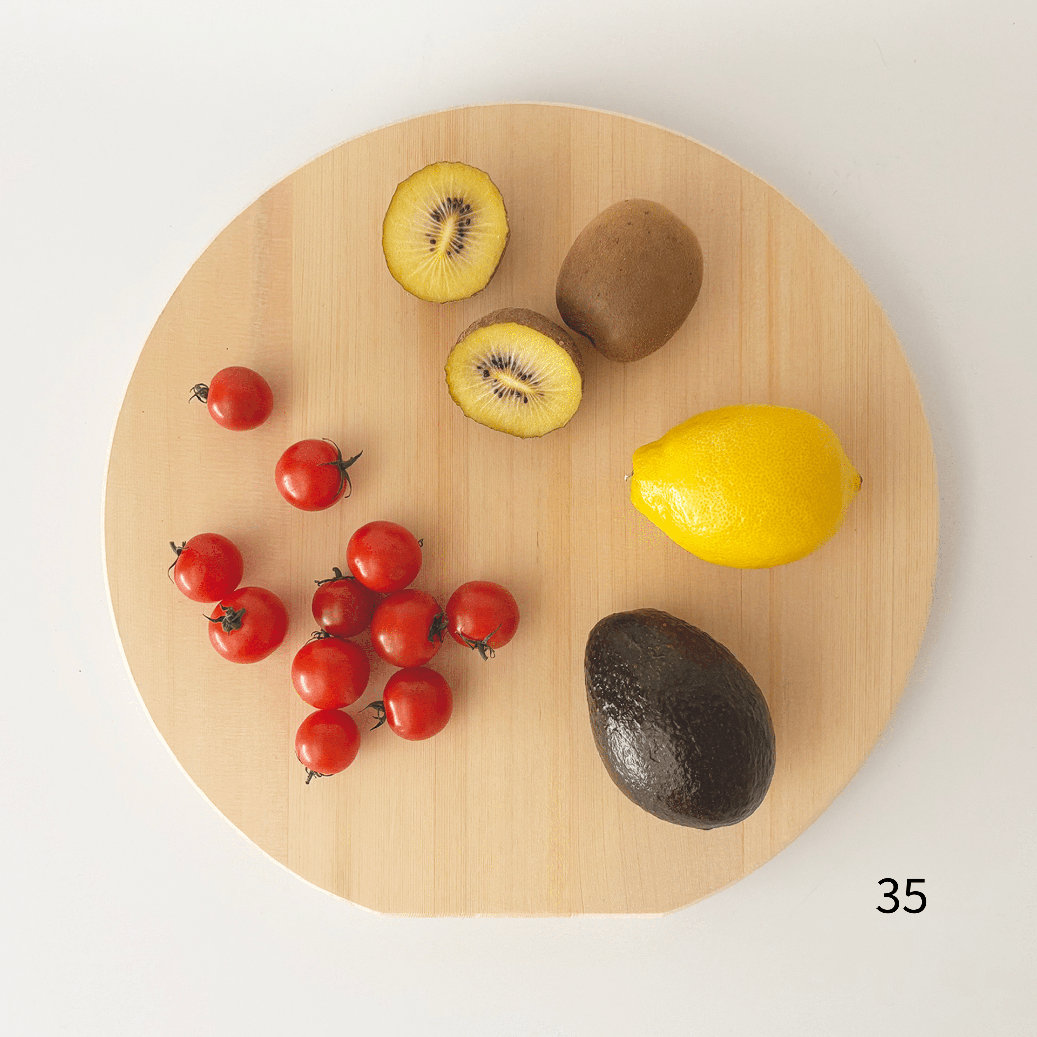 Yamaichi Hinoki Grand Round Cutting Board