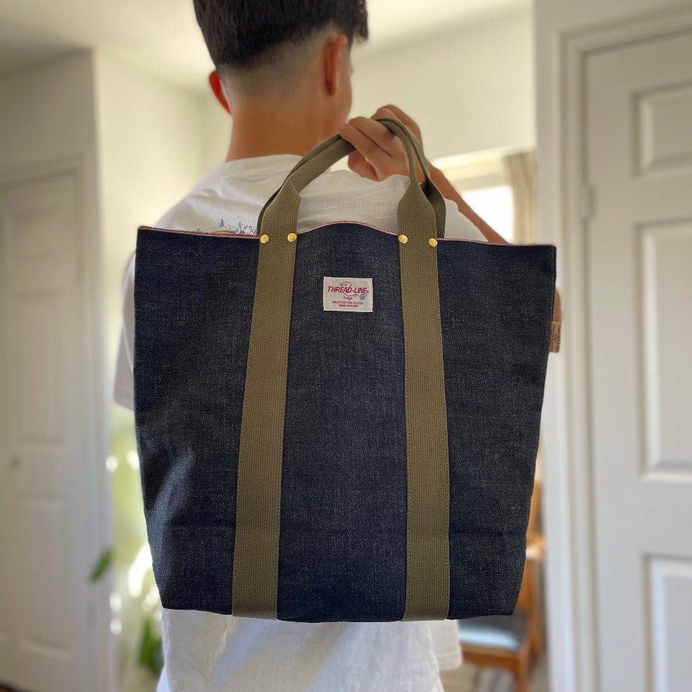 Redline Selvedge Japanese Denim Tote - Premium