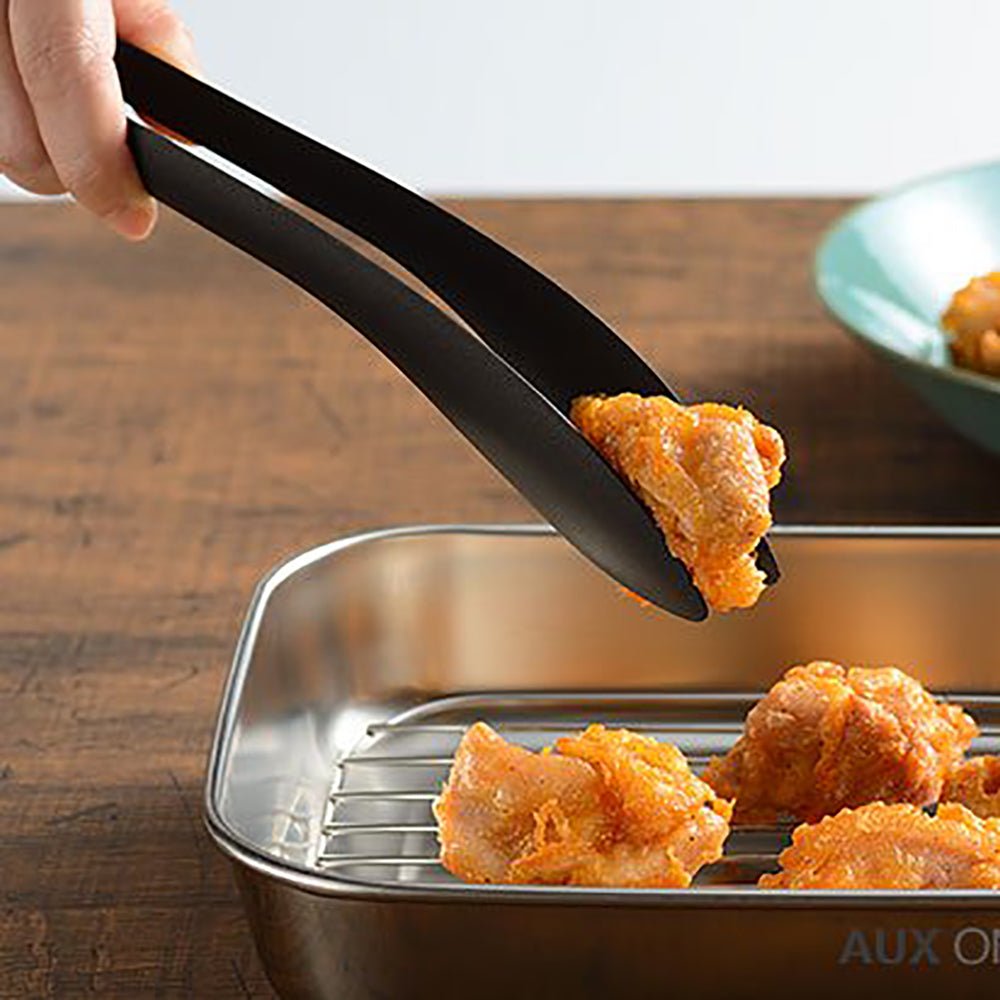 AUX Moritsuke Tongs Premium Black