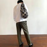 Furoshiki 104 Reversible – Isa Monyo, Pine Navy/Vermilion
