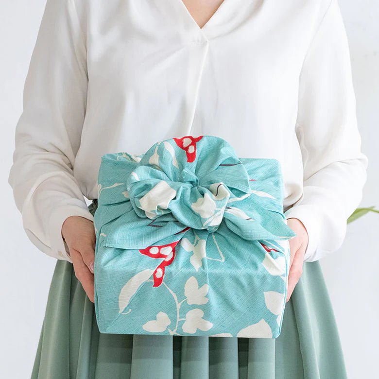 Furoshiki - Yumeji Takehisa Beans Blue