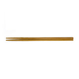 Minimalist-style bamboo chopsticks handcrafted in Japan, shown flat against a white background to highlight the natural wood grain and simple, elegant design — perfect for everyday use or traditional Japanese dining settings