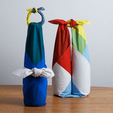 Organic Cotton Furoshiki 100 – Blue Square