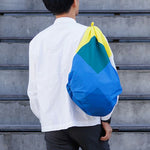 Organic Cotton Furoshiki 100 – Blue Square
