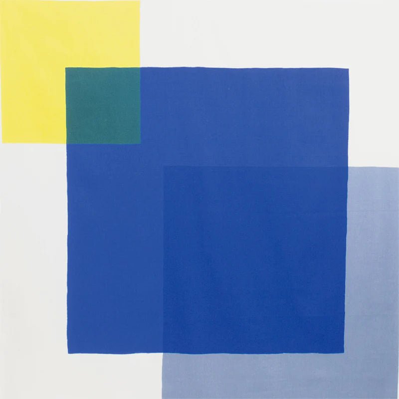 Organic Cotton Furoshiki 100 – Blue Square