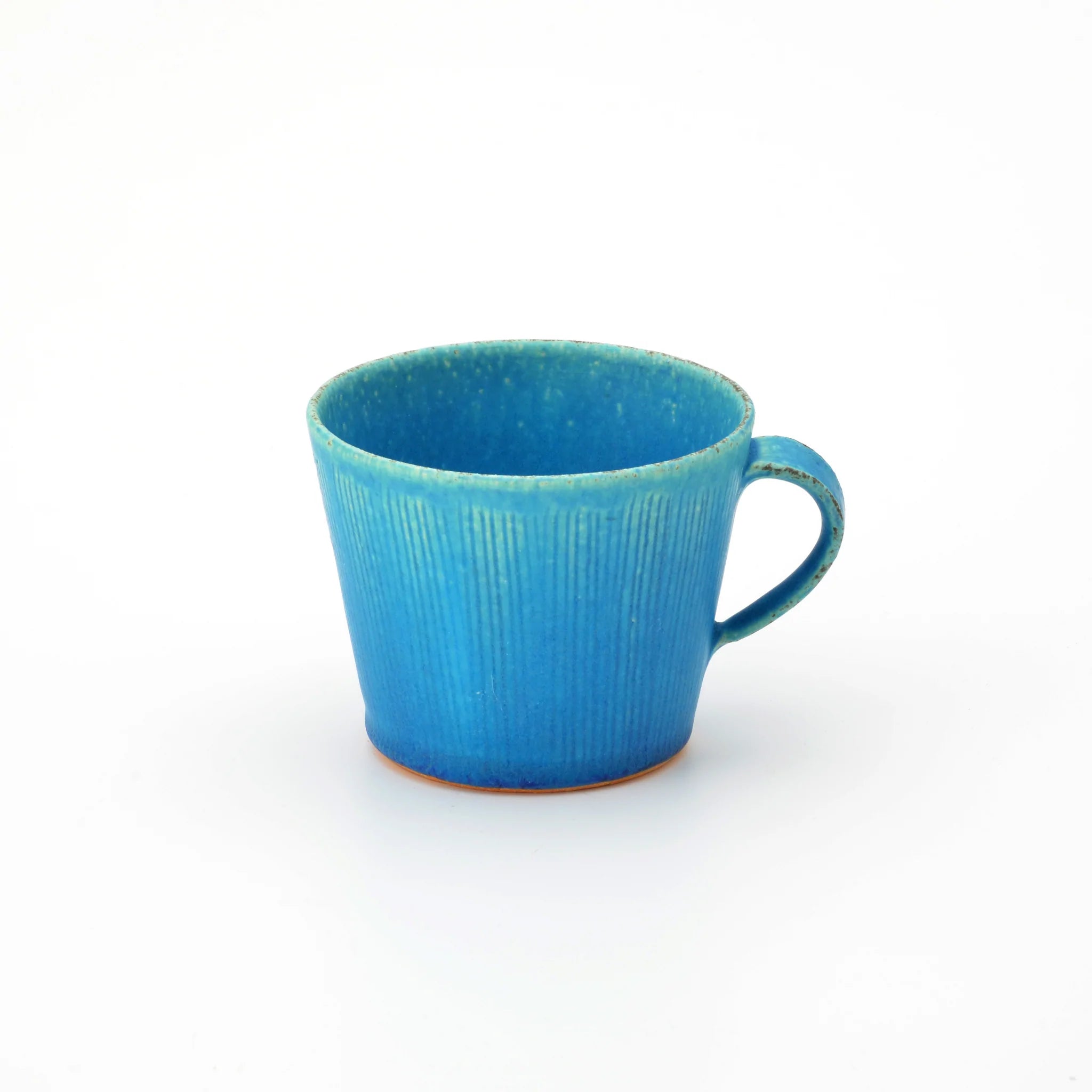 Shigaraki Mug - Kushime Azure Blue | The Wabi Sabi Shop