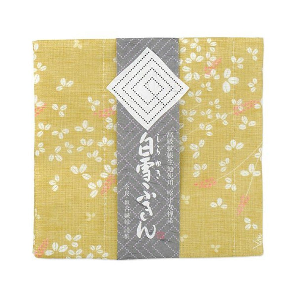 Japanese Dish Cloth – Shirayuki Kitchen Cloth - Bush Clover – Yellow
