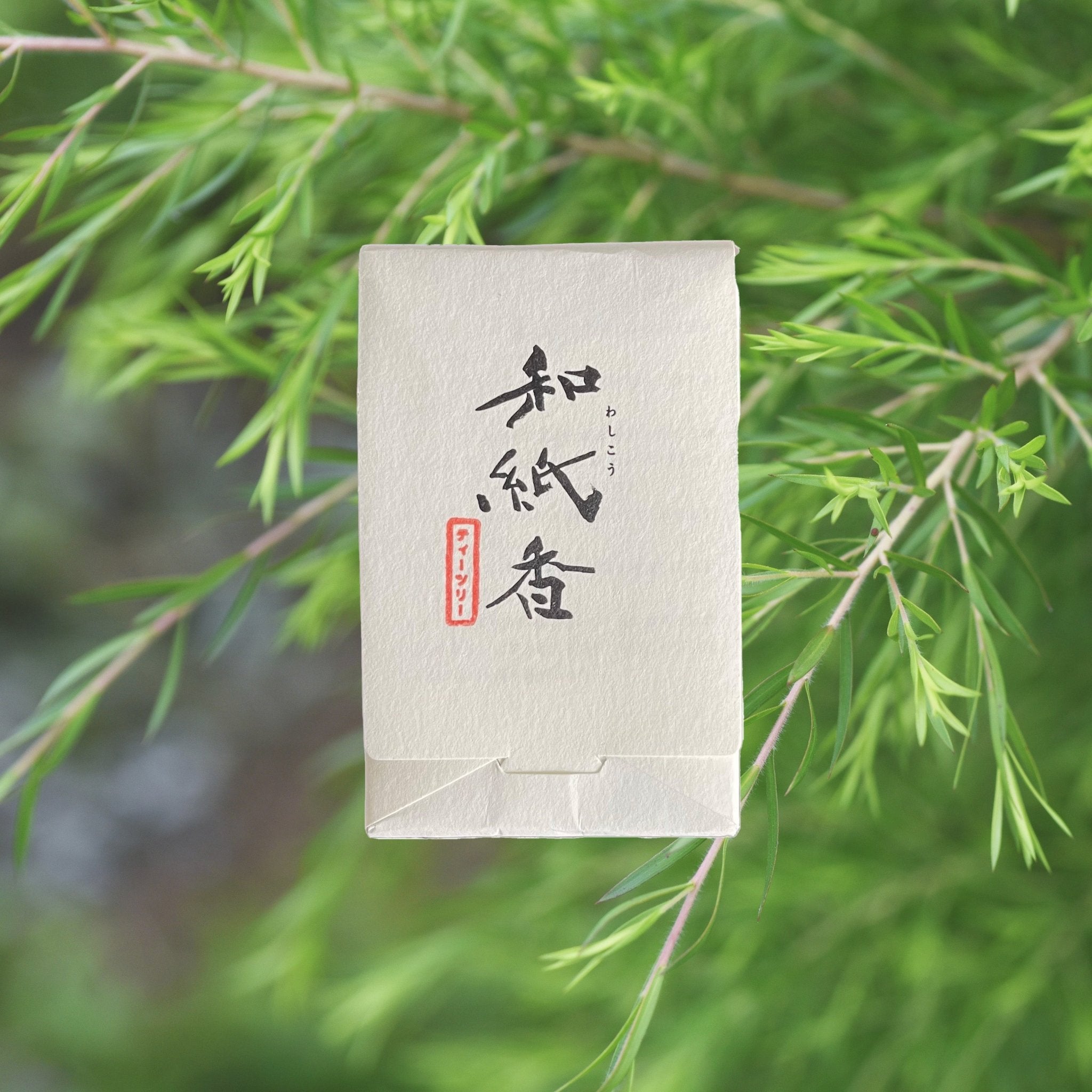 Washikou Washi Paper Incense from Awajishima — Tea Tree